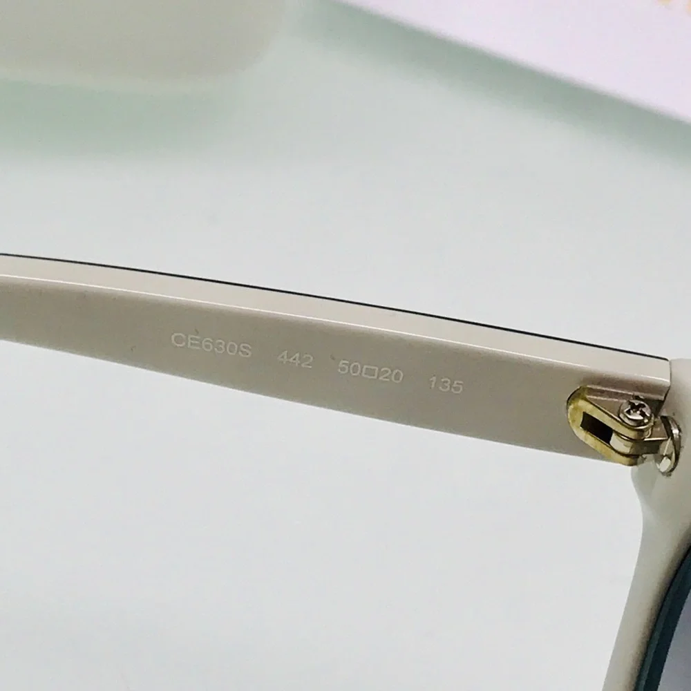 NWT CHLOE CE630S - 442 White Blue Sunglasses